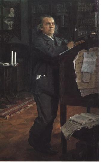 Valentin Serov Compositor Alexander Serov por Valentin Serov, 1887-1888 oil painting image